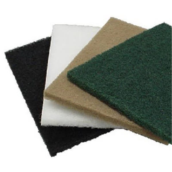 Virginia Abrasives 416-54184 12.75 x 5.88 in. Thick Pad For Stripping Or A Drive Plate - Black, 5PK 759685 - main